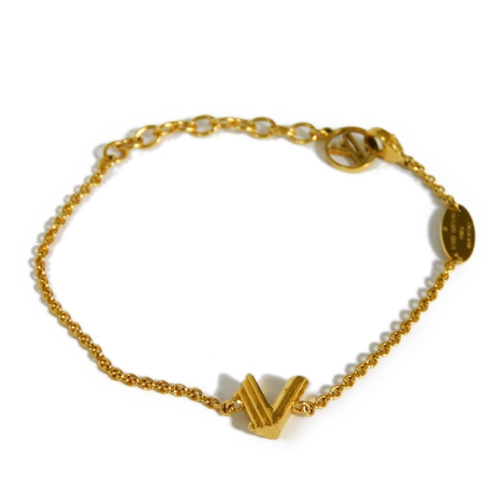 LOUIS VUITTON Bracelet LV&ME V Chain LV Circle Gold M67179 Women's  Accessories Jewelry