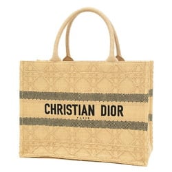 Christian Dior Dior Book Tote Medium Bag Raffia Natural M1296ZSQD