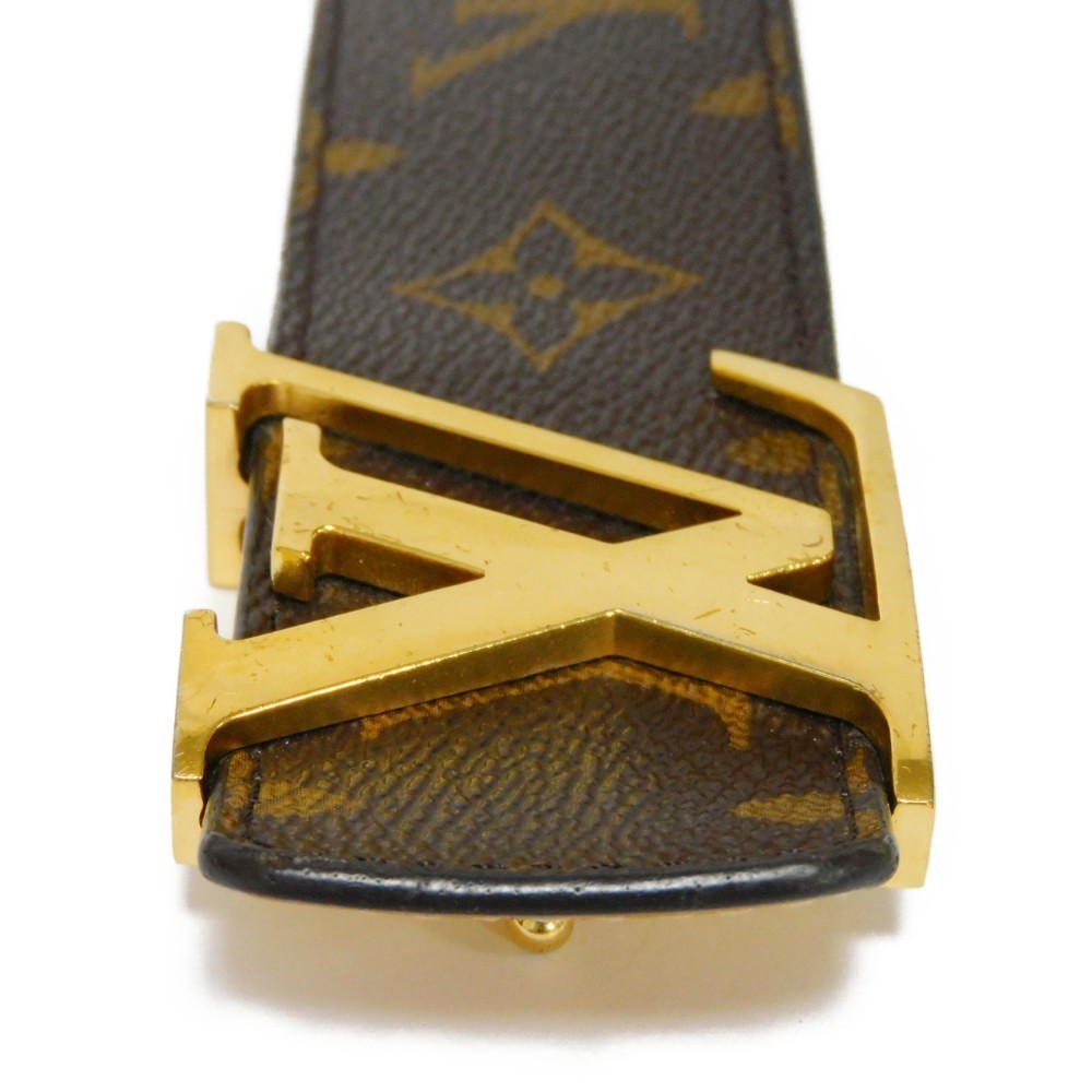 LOUIS VUITTON Belt Suntulle LV Initial 40MM 85/34 Flower Brown