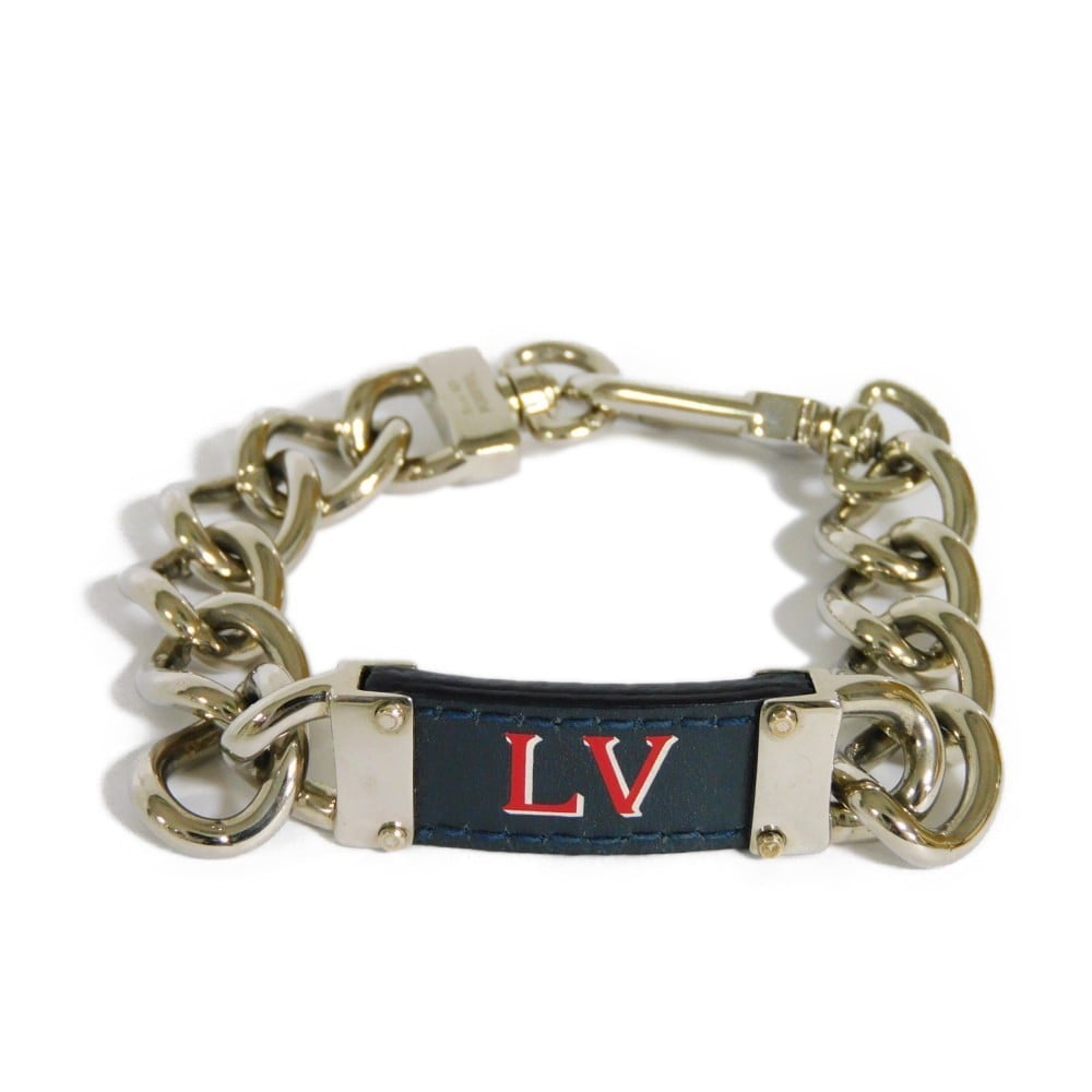 leather louis vuitton bracelet for women lv logo