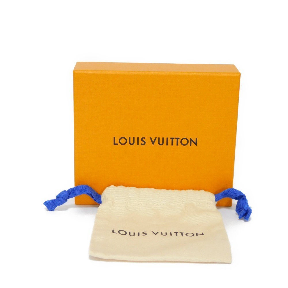 Louis Vuitton Keychain Bijoux Sac Vivienne Lv Logo Monogram Flower  Turquoise M00484 Men Women Auction