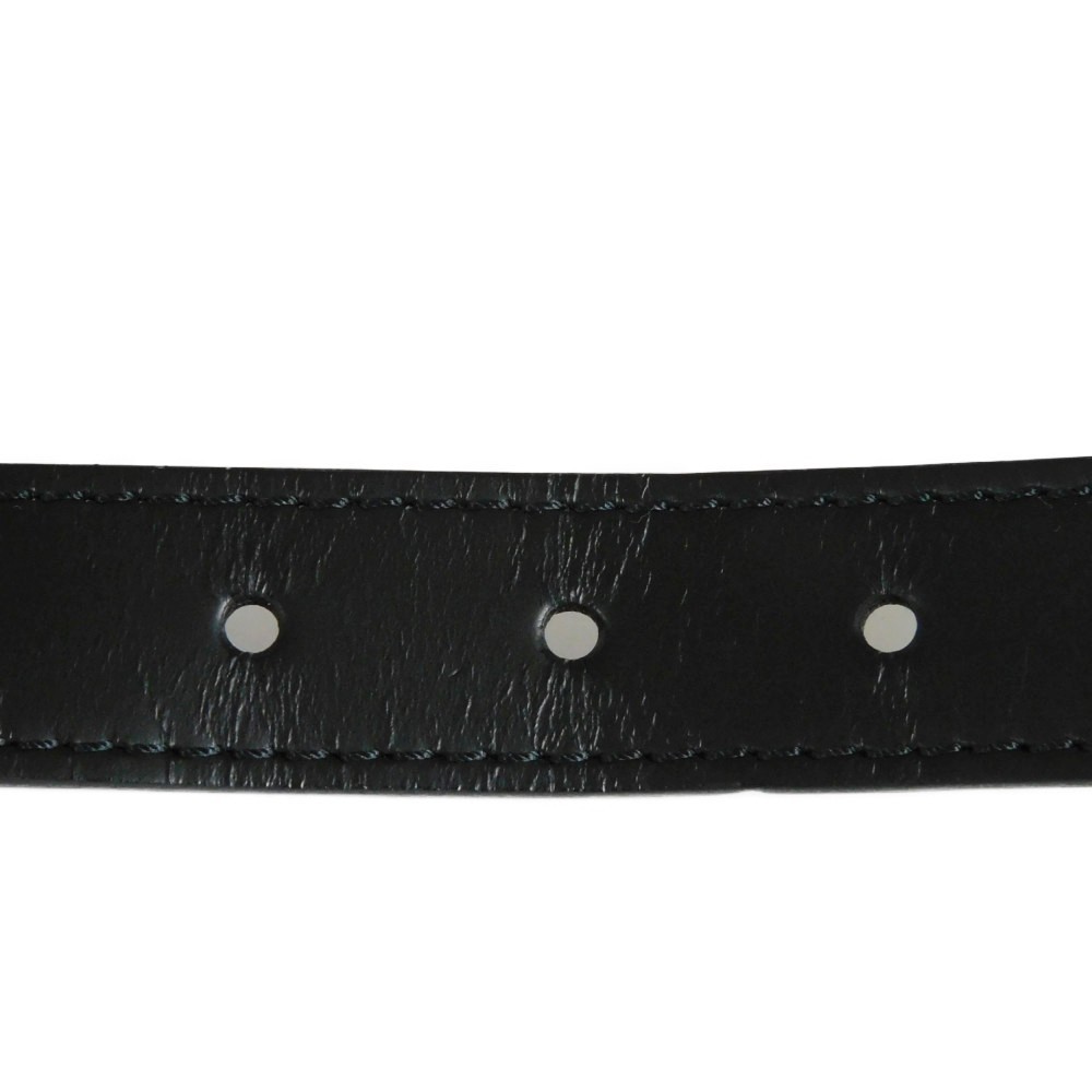 LOUIS VUITTON Shoulder Strap Width 2.5cm Adjustable Cowhide Leather Noir  Men's Women's