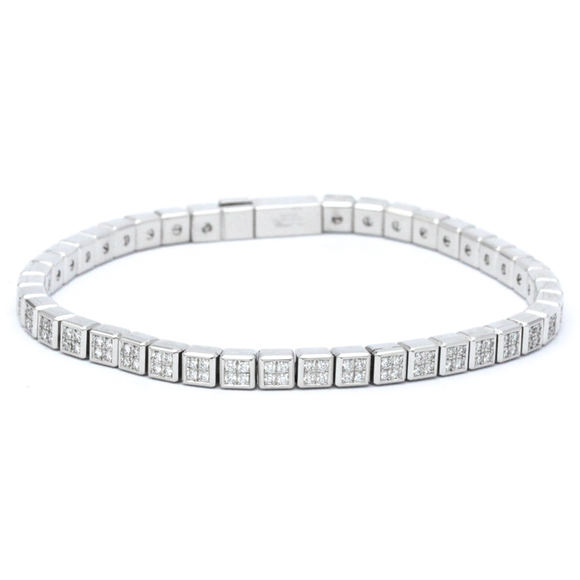 Chopard Ice Cube Diamond Bracelet 85/3810/0-01 White Gold (18K) Diamond Tennis Bracelet Silver