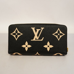 Louis Vuitton Zippy Wallet Black/Beige Monogram Empreinte