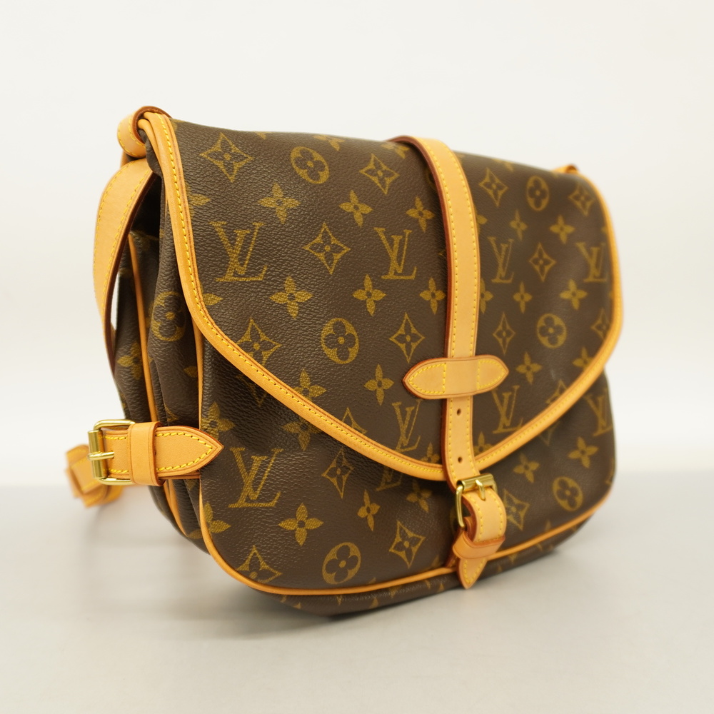 Auth Louis Vuitton Monogram Saumur 30 M42256 Women's Shoulder Bag