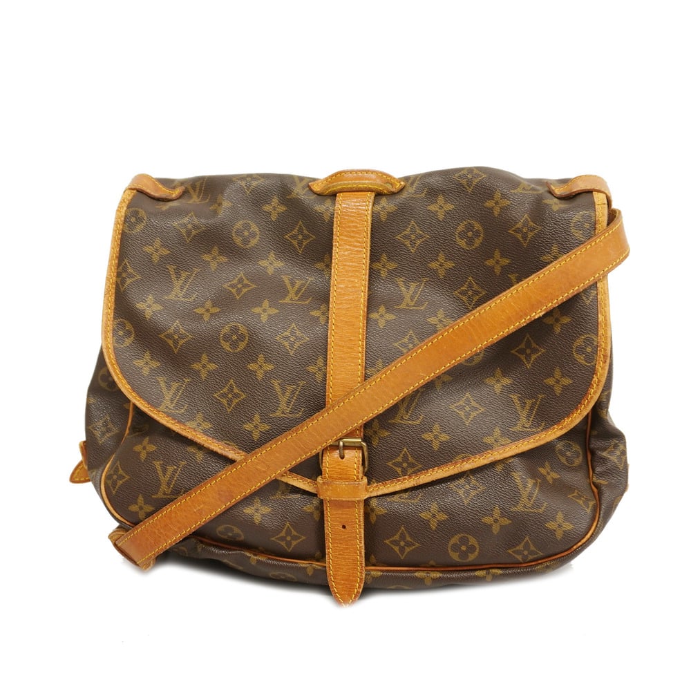 LOUIS VUITTON Monogram Saumur 35 Shoulder Bag