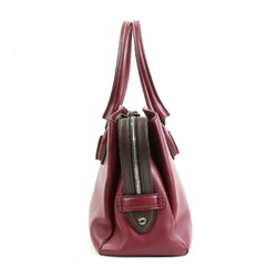 Tod's TOD’S Handbag Shoulder Bag Leather Red x Brown Ladies