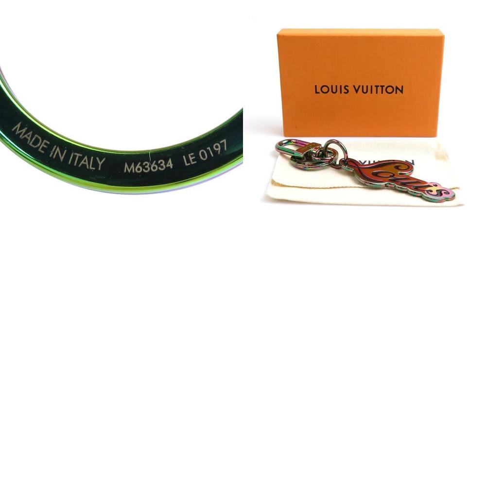 Louis Vuitton Portocle Keyring Keychain Metal Rainbow Color *Vgo511