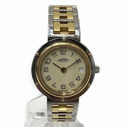 Hermes Clipper Quartz Ivory Dial Watch Ladies