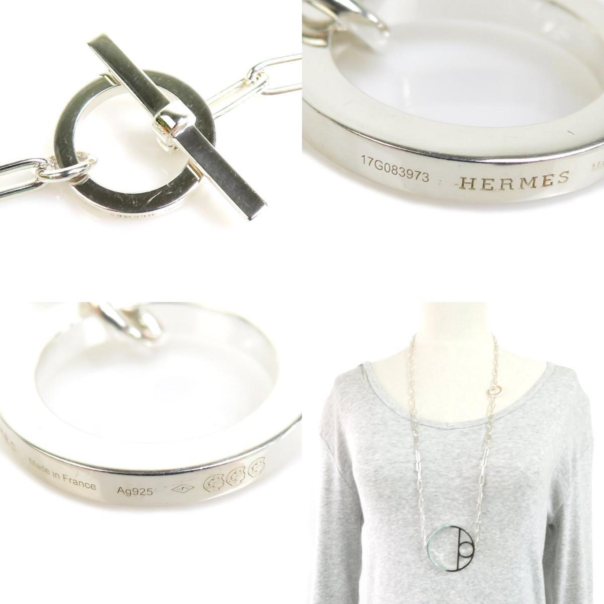 Hermes HERMES Necklace Silver 925 Women's