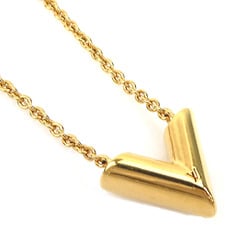 Louis Vuitton M61077 Lv Me Initial Necklace Gp Women Gold
