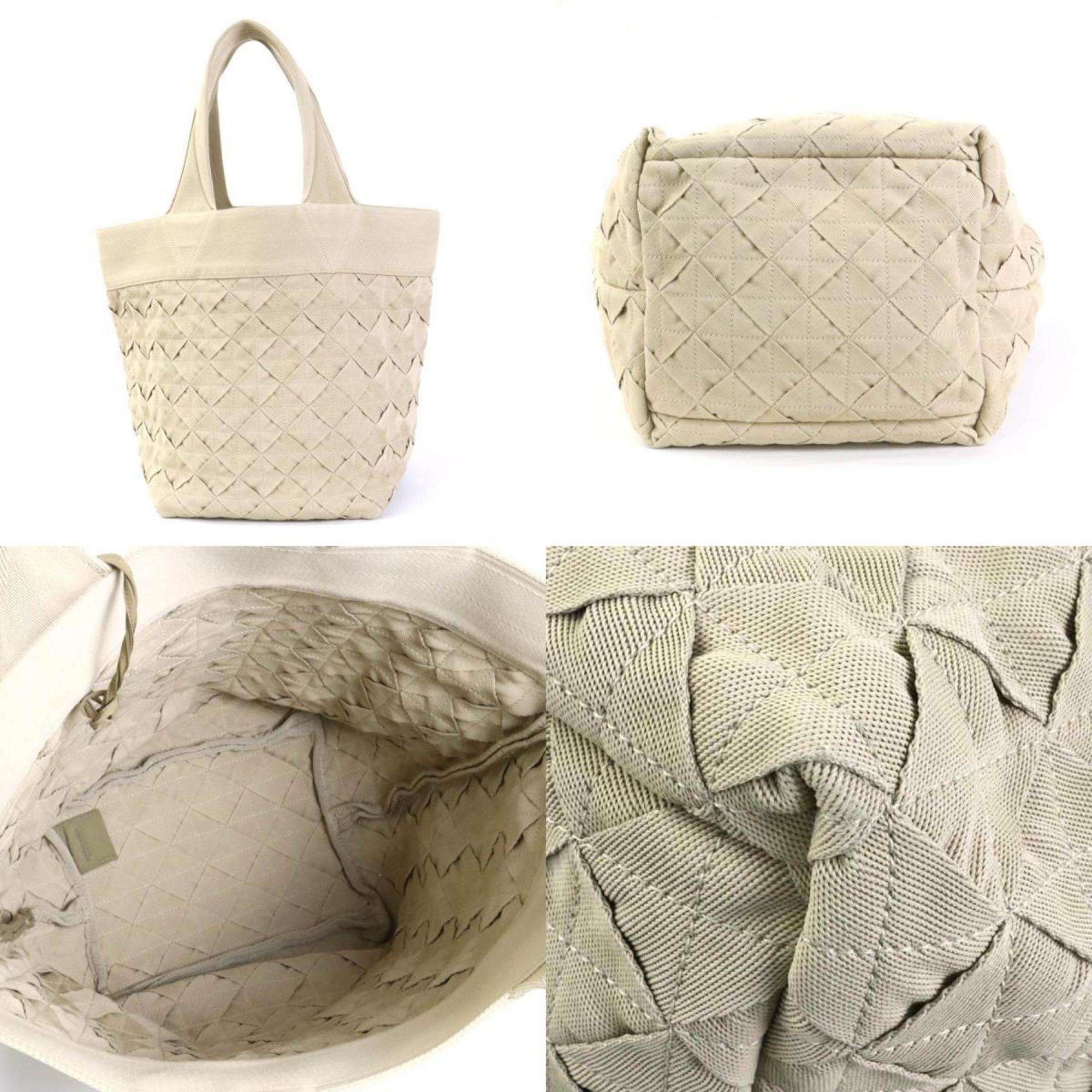 BOTTEGA VENETA Handbag Tote Bag Intrecciato Webbing Tote/Polypropylene Plaster Unisex 667277