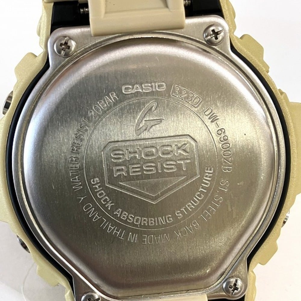 Casio G-SHOCK DW-6900ZB Quartz Zebra Camouflage Gold Watch Men's