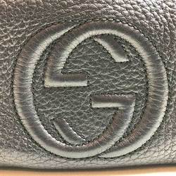 Gucci Pouch Soho Leather Black 308636 GUCCI