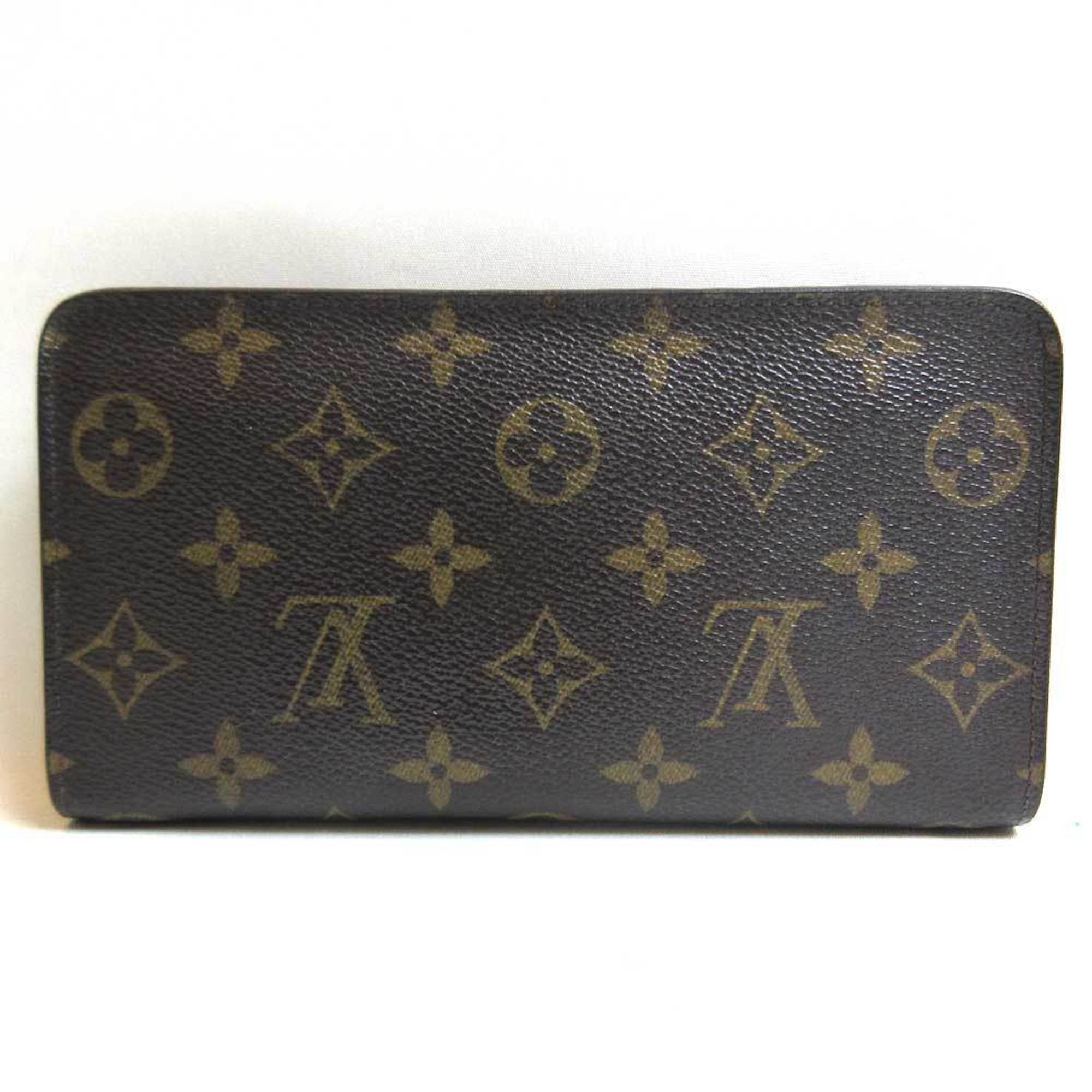 Louis Vuitton Monogram Portomone Sip Long Wallet M61727