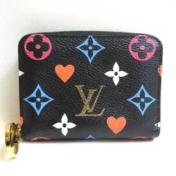 Louis Vuitton Wallet Monogram Multicolor Zippy Coin Purse Case M80305 Black Game On LOUIS VUITTON