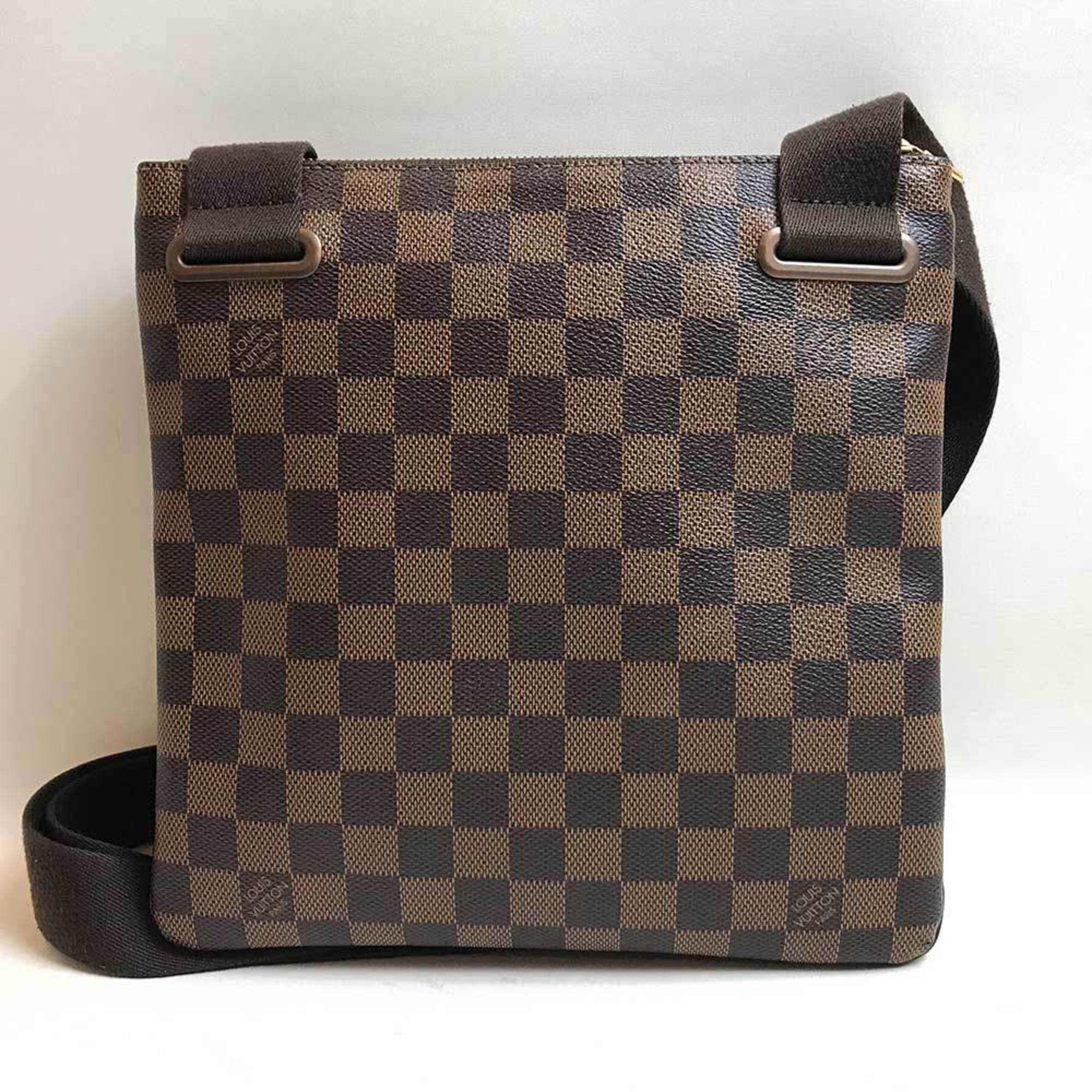 Louis Vuitton Pochette Plat Brooklyn Damier Shoulder Bag Square N41100 LOUISVUITTON