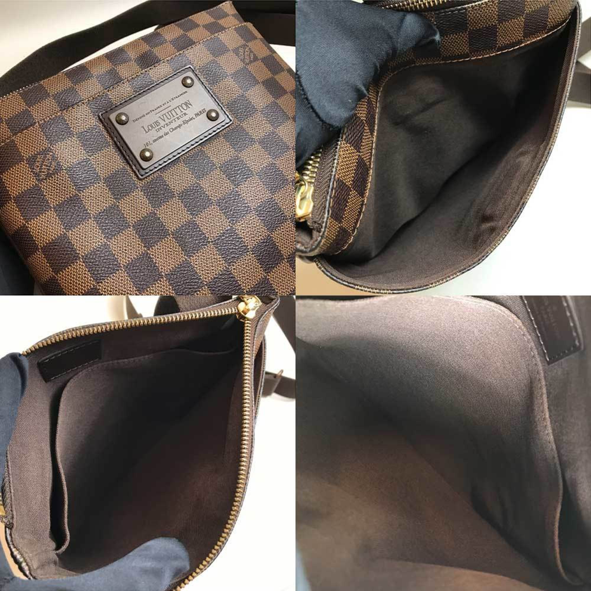 Louis Vuitton Pochette Plat Brooklyn Damier Shoulder Bag Square N41100 LOUISVUITTON