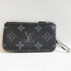 Louis Vuitton Coin Case Monogram Eclipse Reverse Pochette Cle Gray M80905 LOUISVUITTON