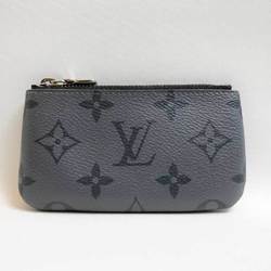 Louis Vuitton Coin Case Monogram Eclipse Reverse Pochette Cle Gray M80905 LOUISVUITTON