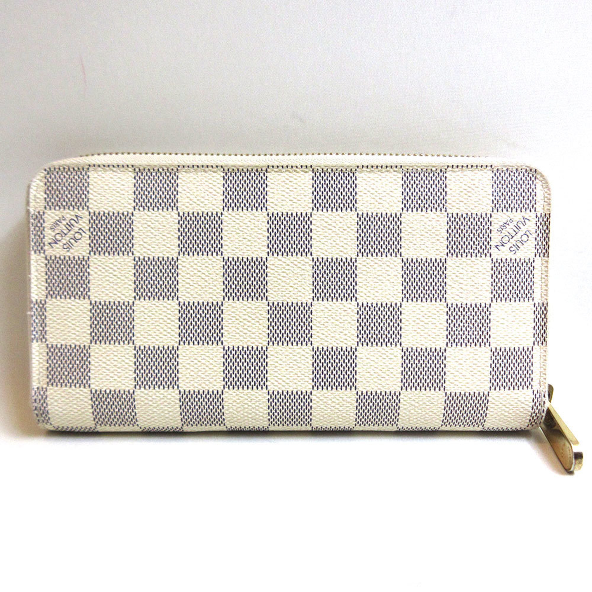 Louis Vuitton Zippy Damier Azur Long Wallet Round N60019 LOUISVUITTON