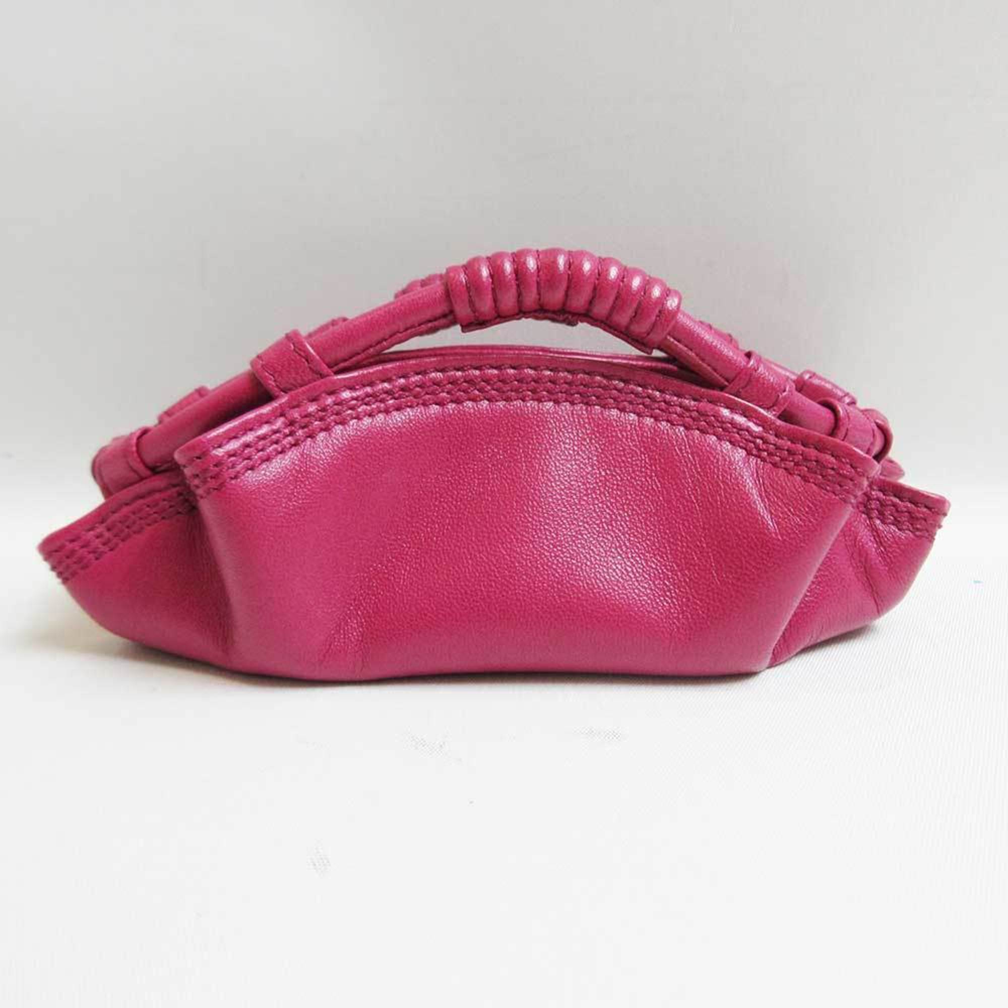 LOEWE Nappa Aire Coin Case Pink Leather