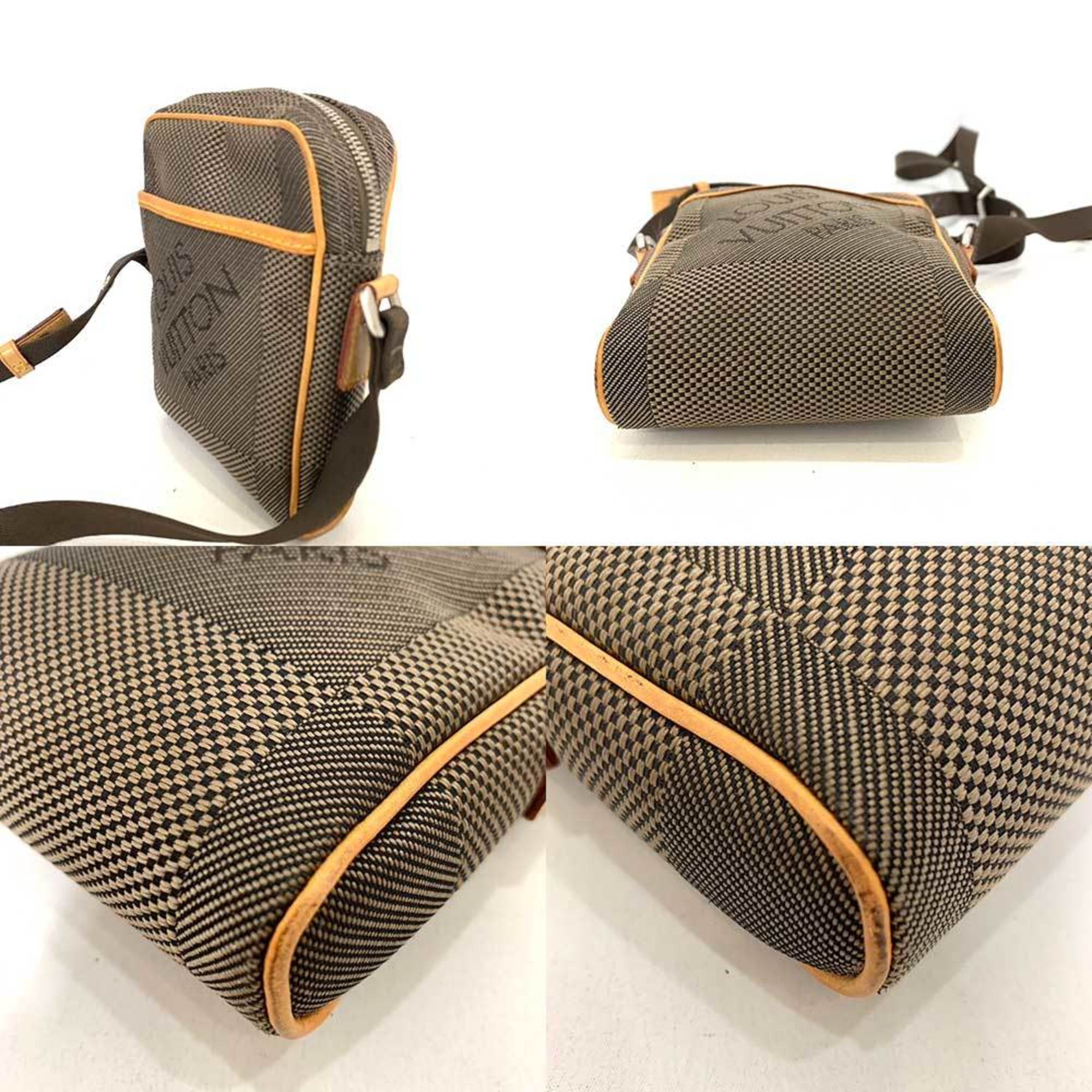 Louis Vuitton Bag Citadin Tail Brown Shoulder Pochette Ladies Men's Damier Jean M93621 LOUISVUITTON