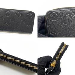 Louis Vuitton Wallet Portefeuille Clemence Noir Black Long Round Zip Ladies Monogram Empreinte Leather M60171 LOUISVUITTON