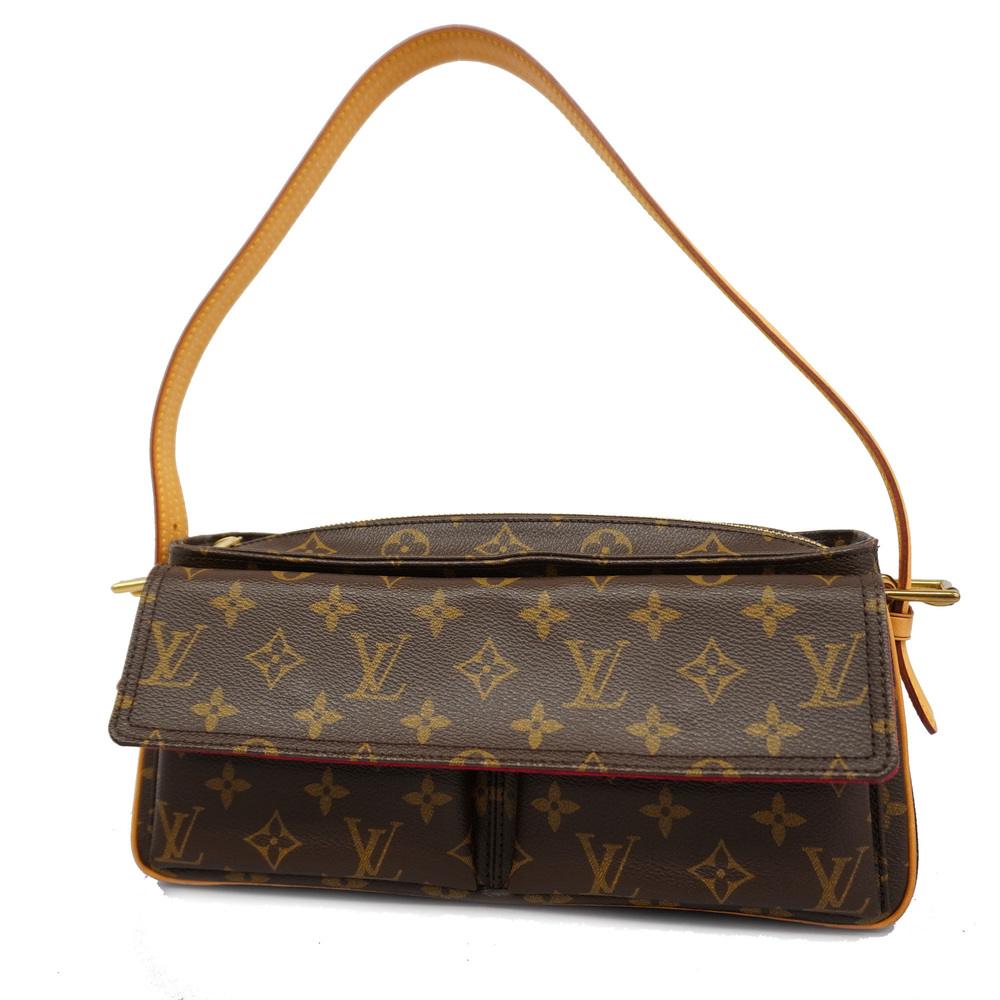 Auth Louis Vuitton Monogram Vivasite MM M51164 Women's Shoulder