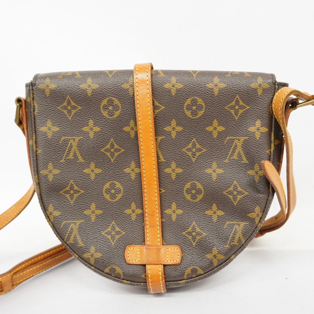 Authentic Louis Vuitton Shoulder Bag Chantilly GM M40647 Browns Monogram