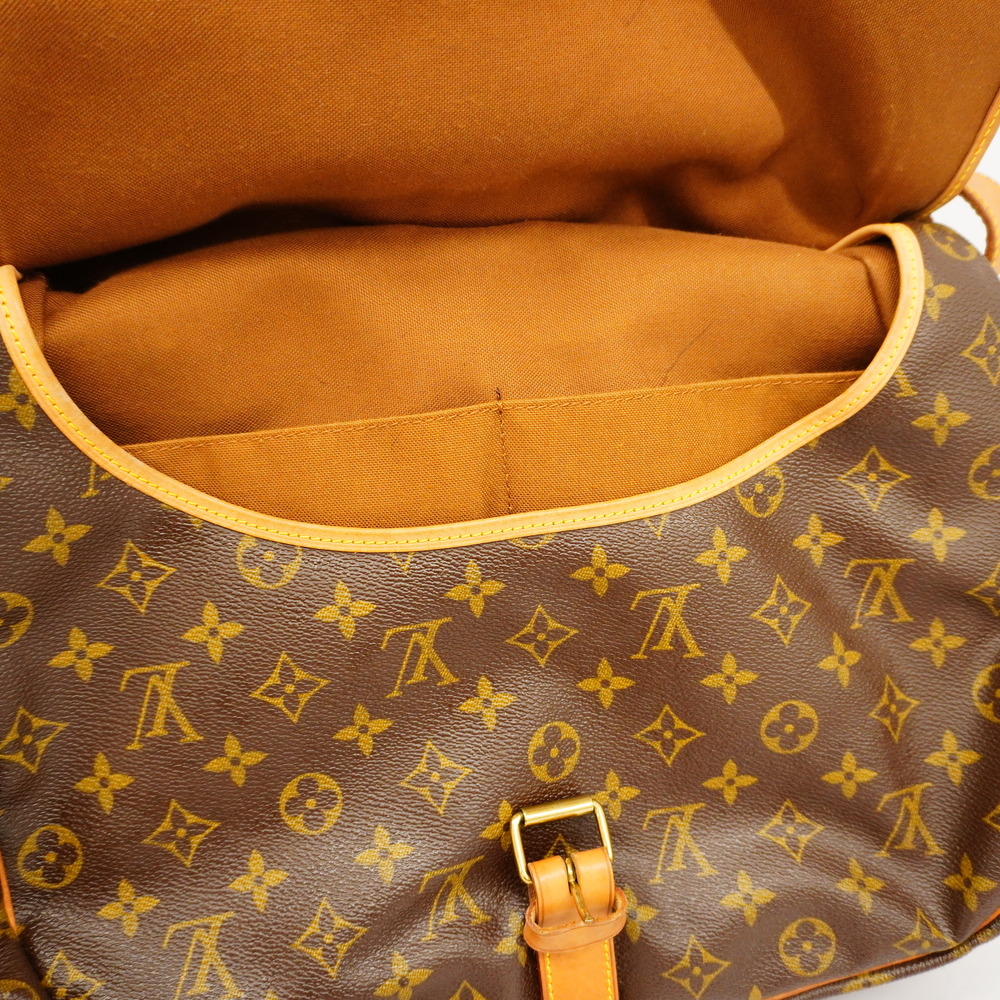 Auth Louis Vuitton Monogram Saumur 35 M42254 Women's Shoulder Bag