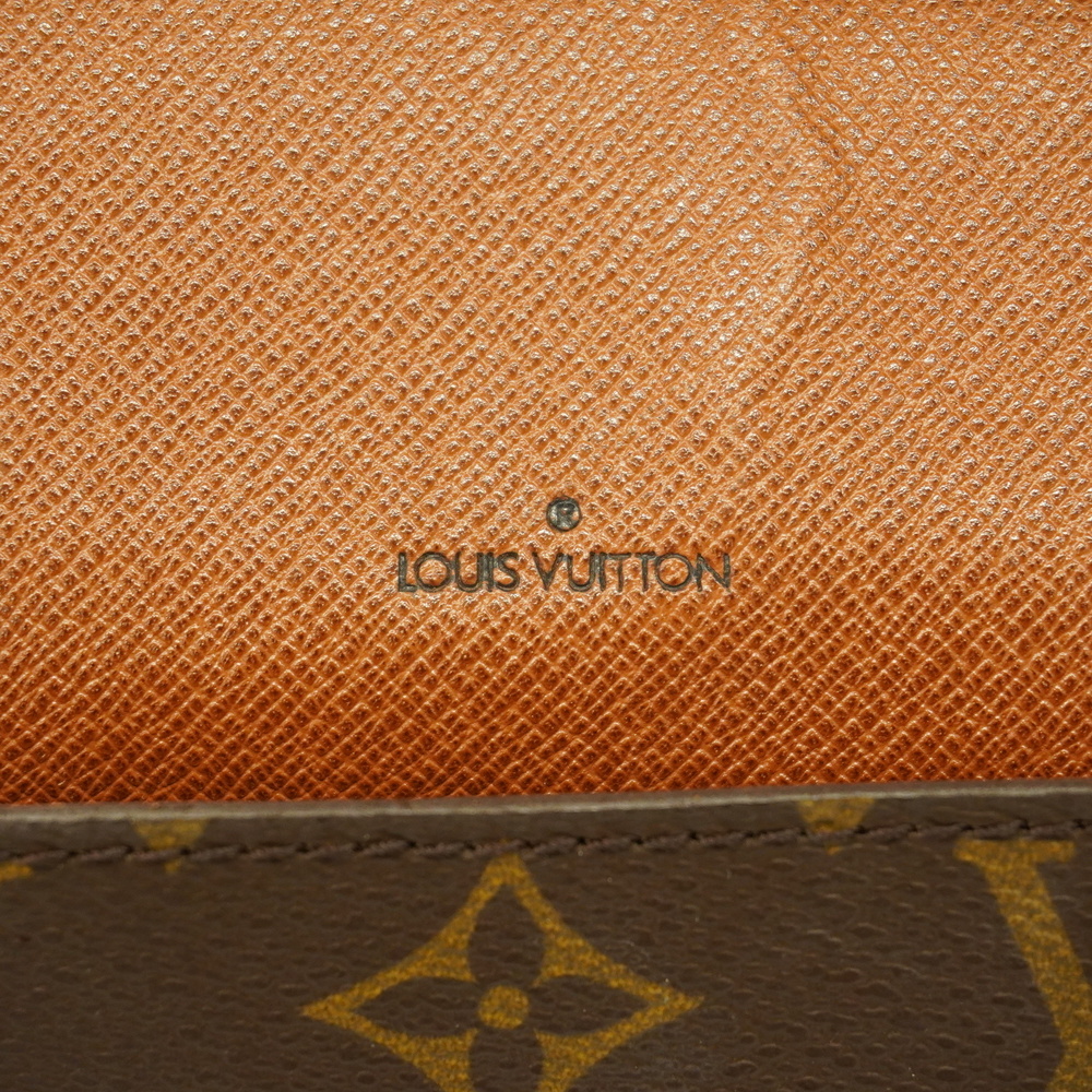 Auth Louis Vuitton Monogram Porte Document Senateur M53335 Men's