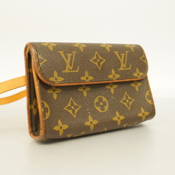 Auth Louis Vuitton Monogram Pochette Florantine M51855