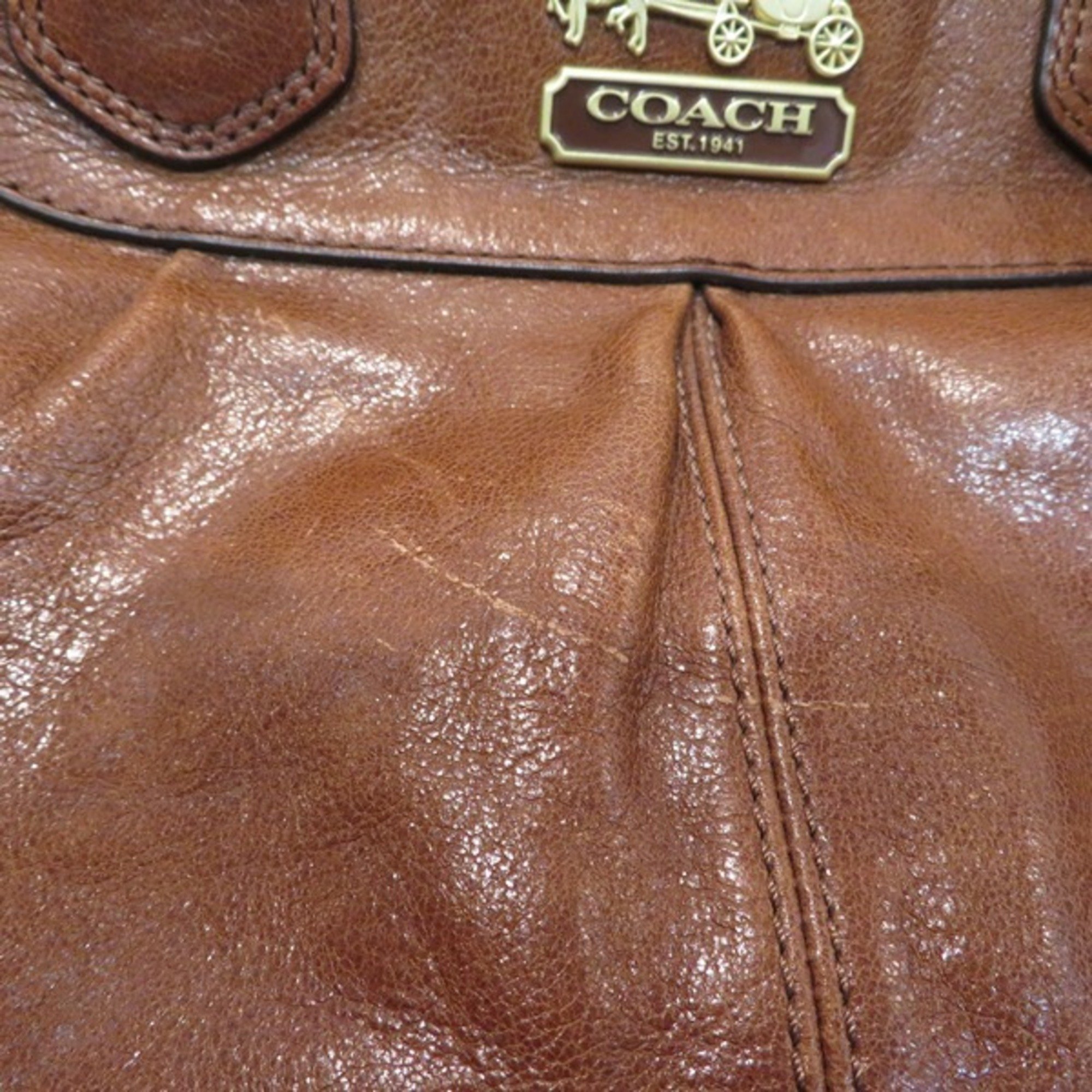 Coach COACH Madison 12935 Leather 2WAY Bag Shoulder Tote Ladies