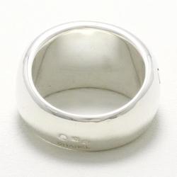 Chanel Logo Silver Ring Size 14.5 Total Weight Approx. 18.0g Jewelry
