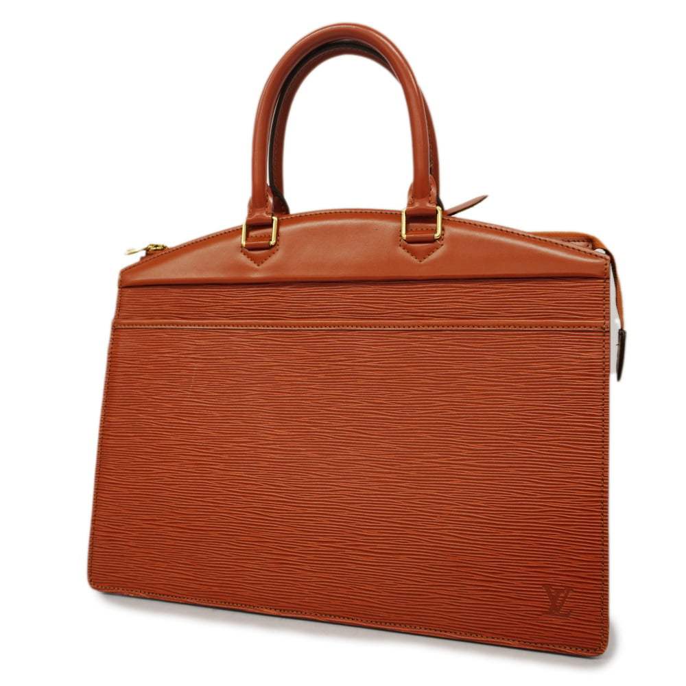 Auth Louis Vuitton Epi Riviera M48183 Women's Handbag Kenyan Brown