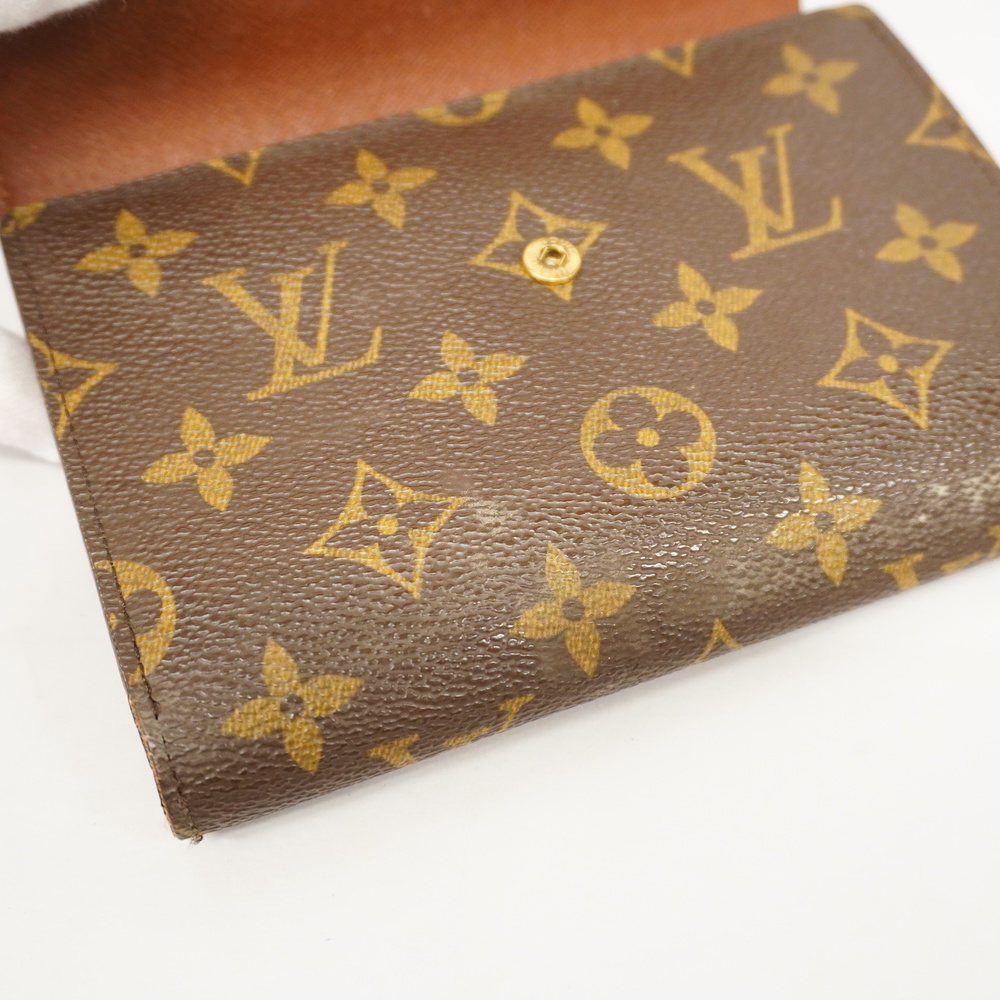 Louis Vuitton Monogram Porto Tresor Etuy Papier M61202 Unisex Wallet