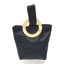 Celine CELINE circle metal fittings nylon mini bag handbag ladies
