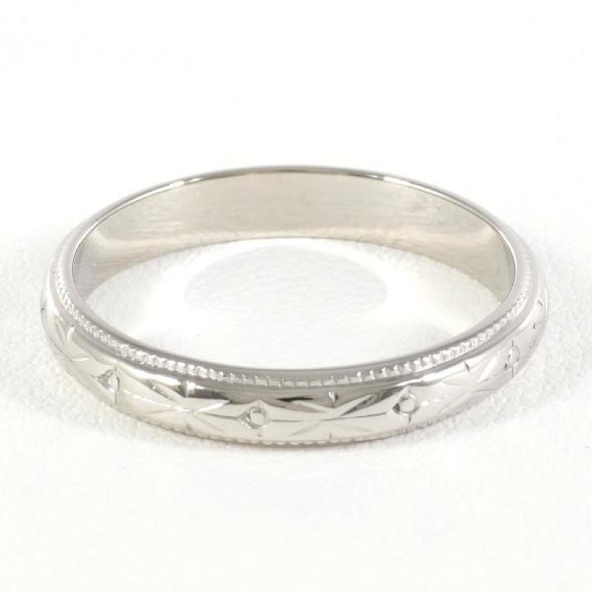 Seiko Jewelry PT900 Ring No. 12 Total Weight Approx. 3.6g
