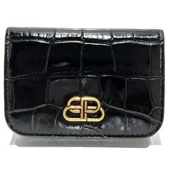 Balenciaga BB Logo Mini Wallet 601387 1LRIM 1000 Trifold Women's