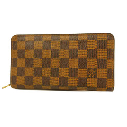 Auth Louis Vuitton Damier Azur Pochette Cle N62659 Men,Women