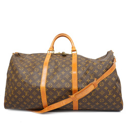 Auth LOUIS VUITTON Keepall Bandouliere 60 2way Boston Bag Monogram Brown  M41412