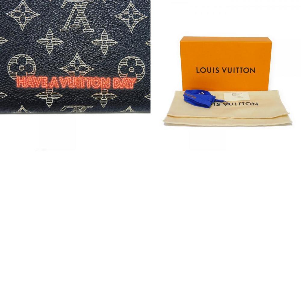 Louis Vuitton Upside Down Monogram Ink Zippy Organizer Wallet Zip