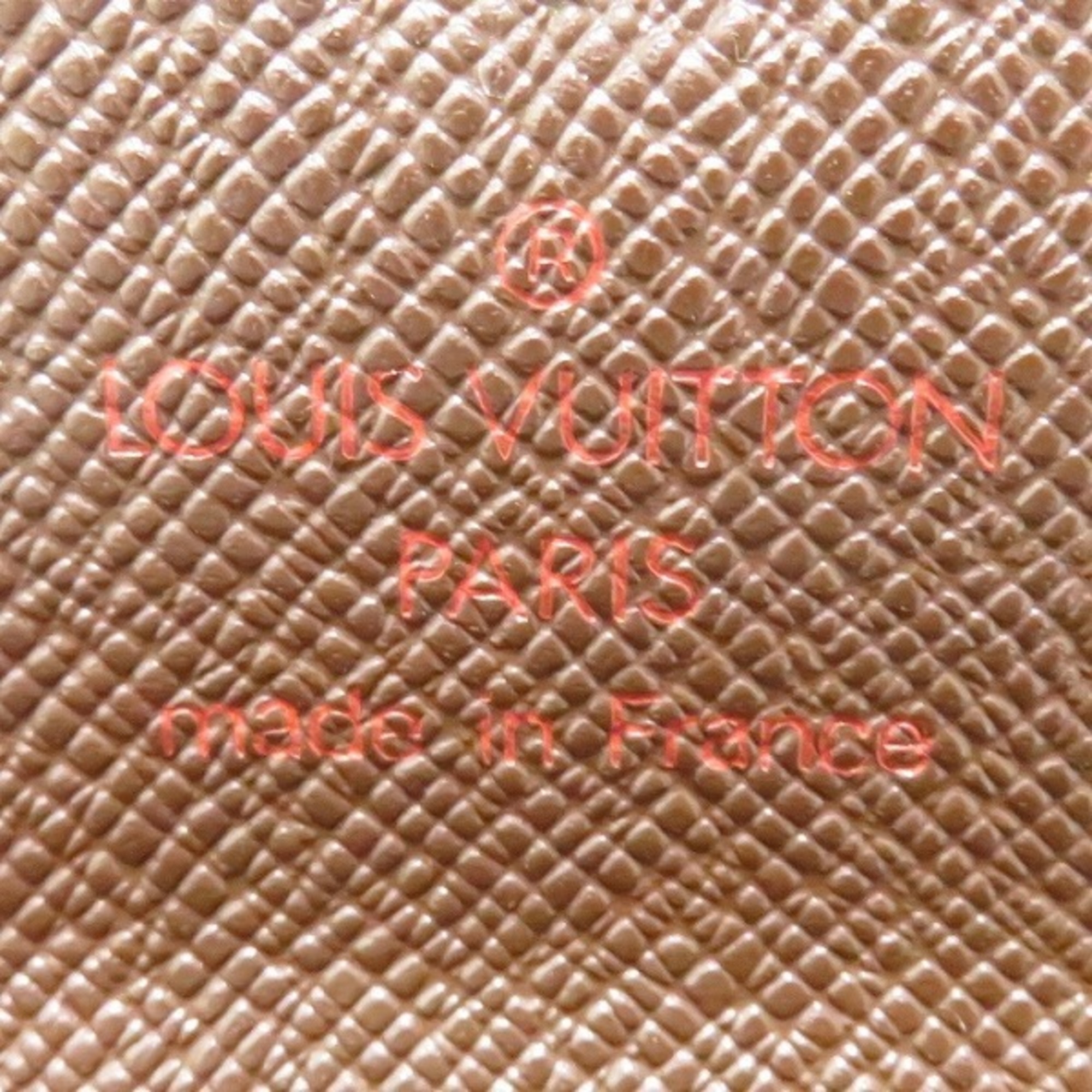 Louis Vuitton Damier Portomone Pla N61930 Wallet Coin Case Unisex Accessory