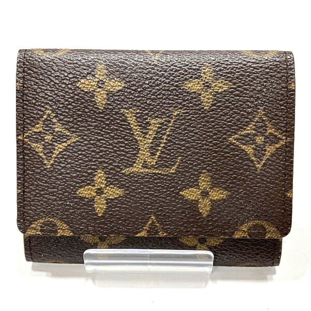 Louis Vuitton Monogram Unvelop Carte de Visite M62920 Brand Accessories Business  Card Holder Case Unisex