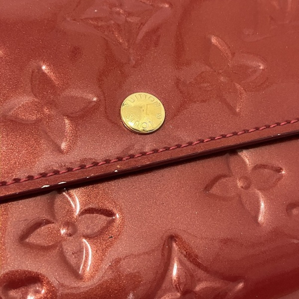 Louis Vuitton Monogram Vernis Portefeuille Sarah M93530 Long Wallet Women's