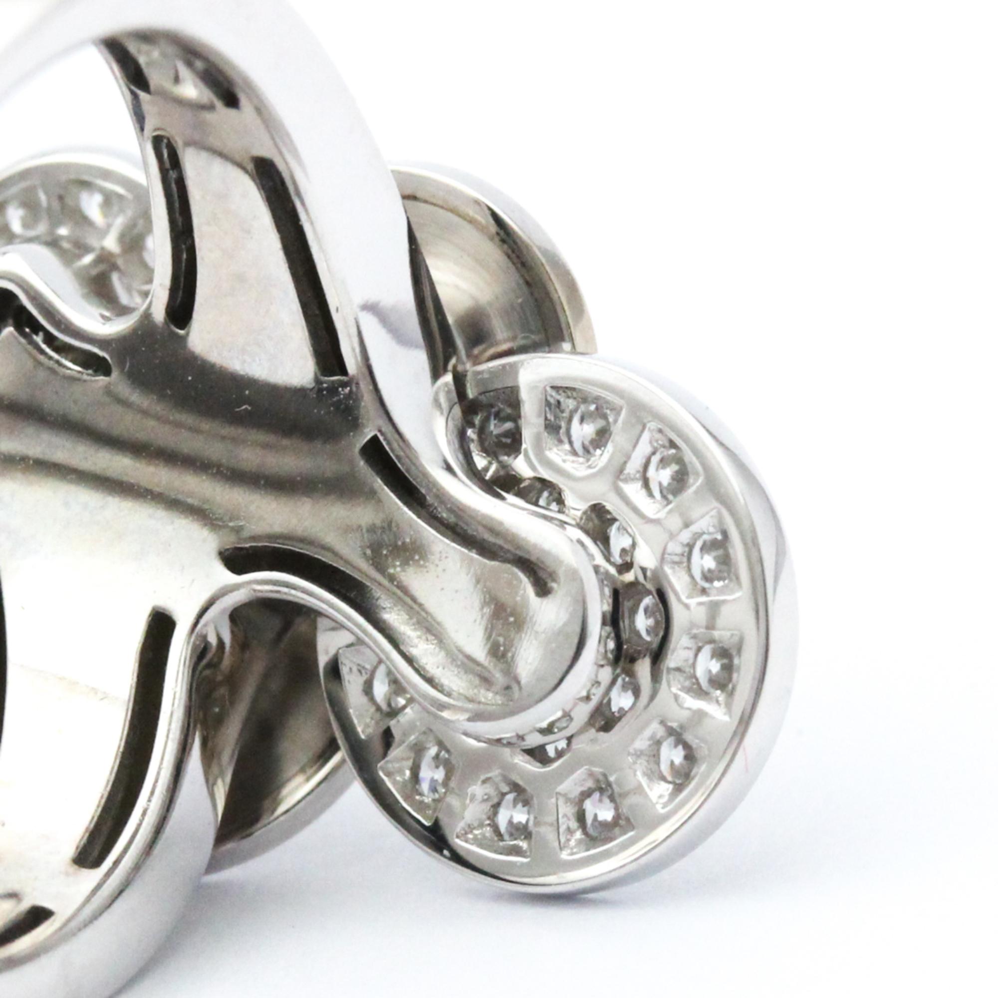 Bvlgari Cicladi Diamond Ring White Gold (18K) Fashion Diamond Band Ring Silver