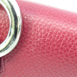 J&M Davidson Saddle Bag Nano Mini Pochette Women's Leather Shoulder Bag Light Purple