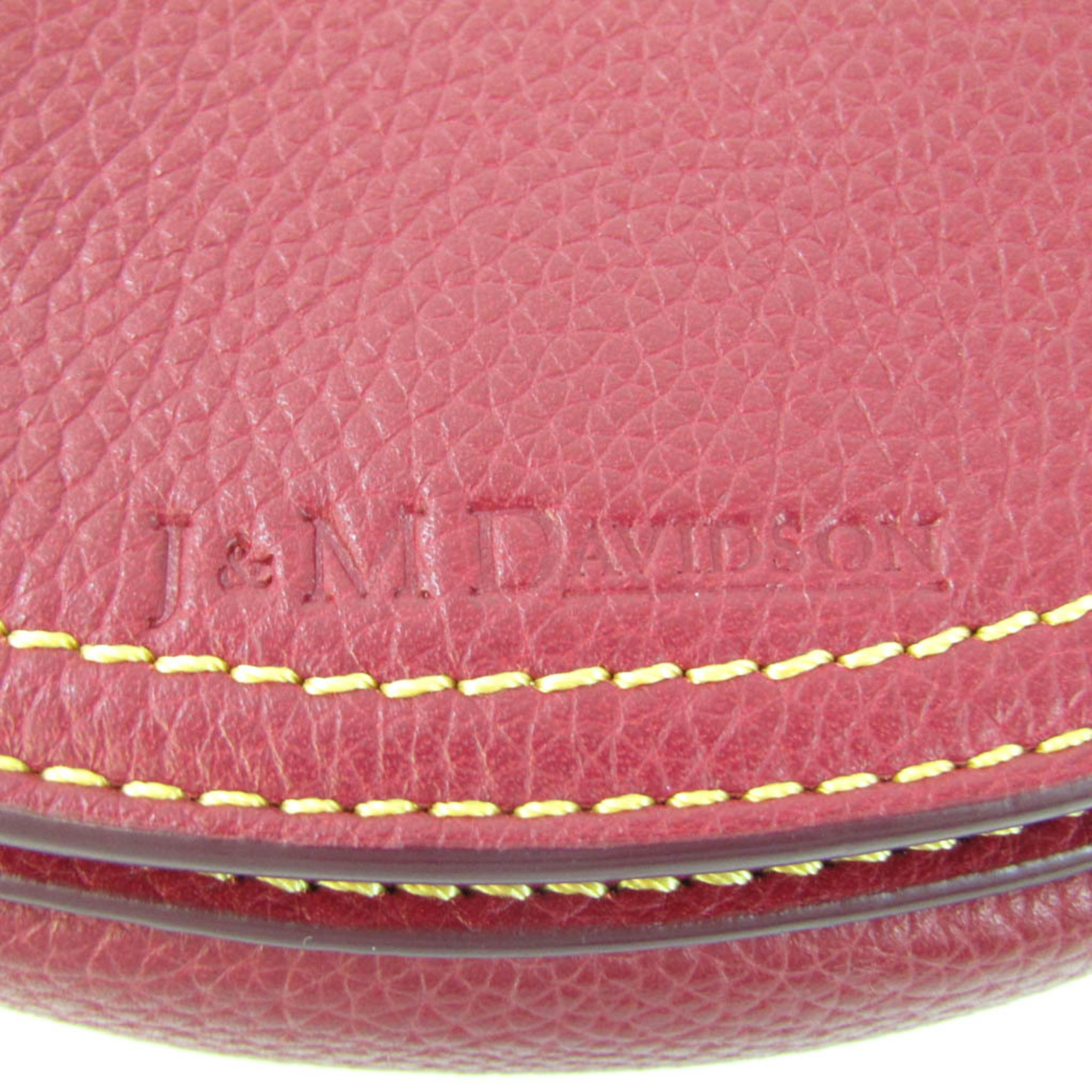 J&M Davidson Saddle Bag Nano Mini Pochette Women's Leather Shoulder Bag Light Purple