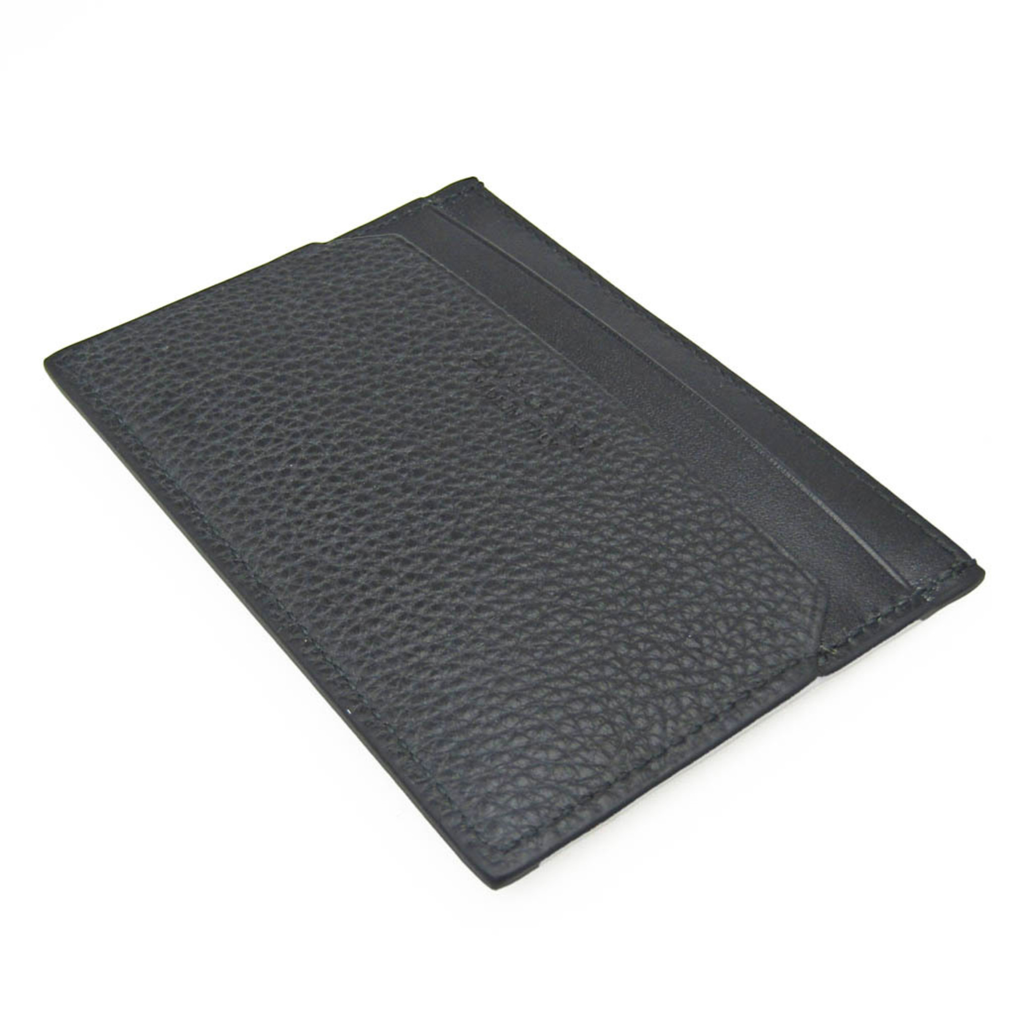 Bvlgari 36969 Leather Card Case Black